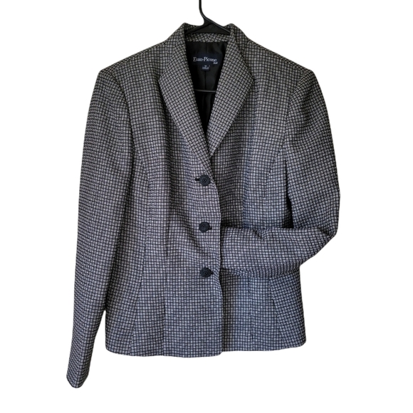 EVAN -PICONE SUIT houndstooth women's blazer/jacket - Picture 1 of 10